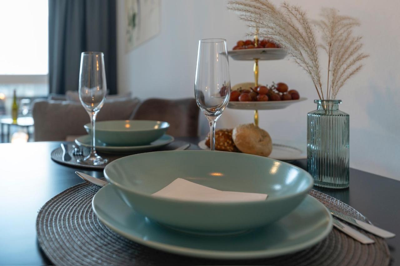 Modernes Apartment Am Gleispark Oldenburg Eksteriør billede