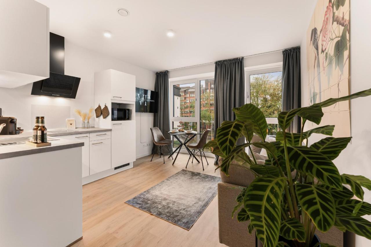 Modernes Apartment Am Gleispark Oldenburg Eksteriør billede
