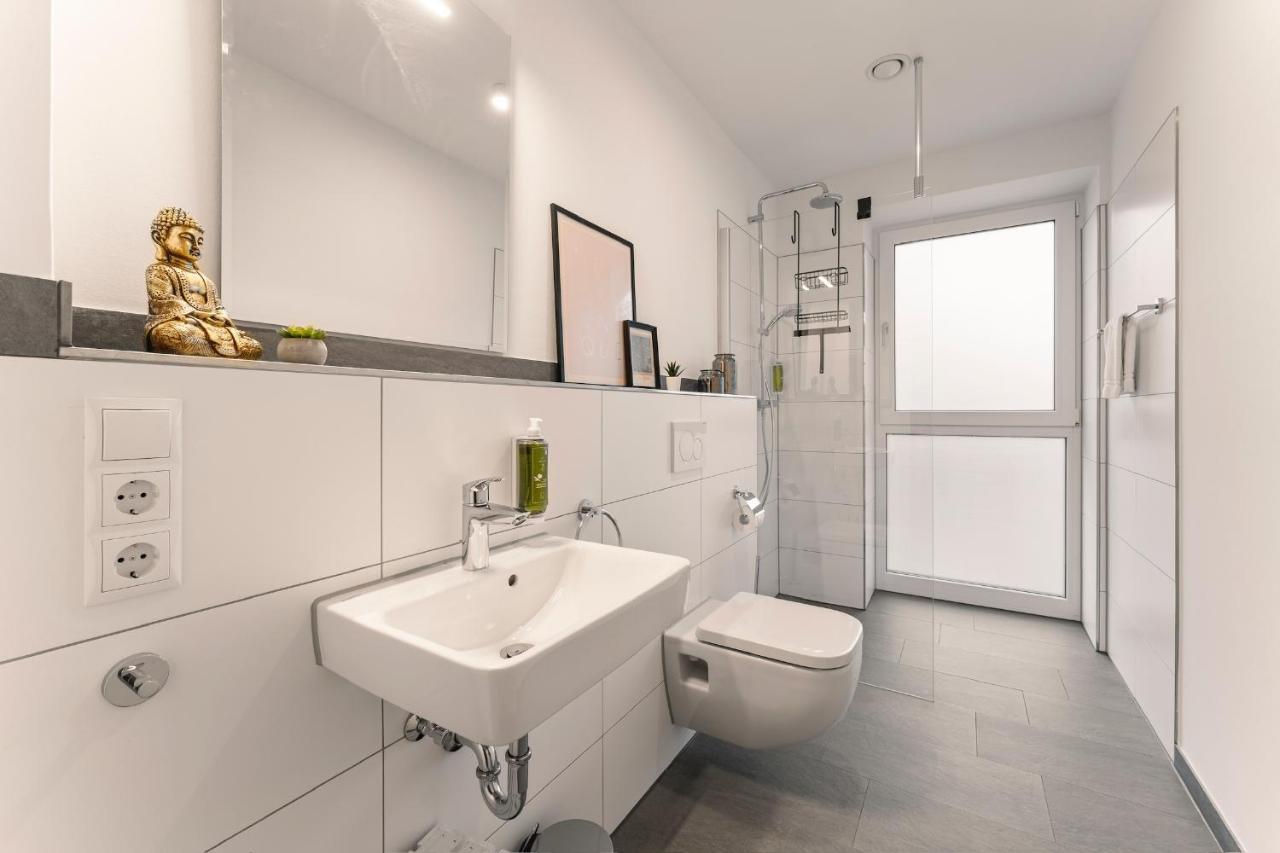 Modernes Apartment Am Gleispark Oldenburg Eksteriør billede
