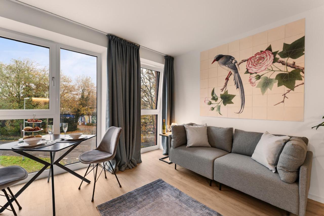 Modernes Apartment Am Gleispark Oldenburg Eksteriør billede