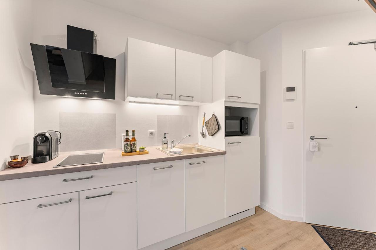 Modernes Apartment Am Gleispark Oldenburg Eksteriør billede
