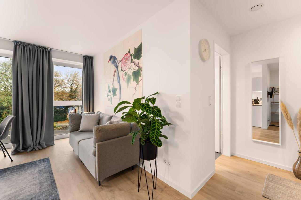 Modernes Apartment Am Gleispark Oldenburg Eksteriør billede