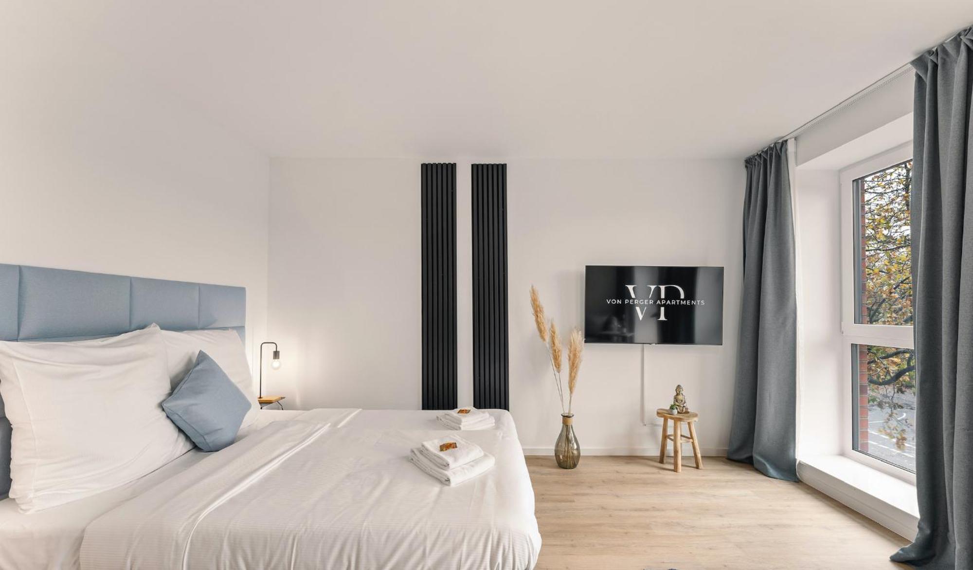 Modernes Apartment Am Gleispark Oldenburg Eksteriør billede