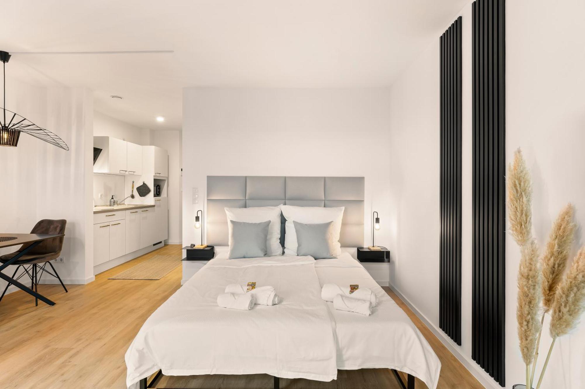 Modernes Apartment Am Gleispark Oldenburg Eksteriør billede