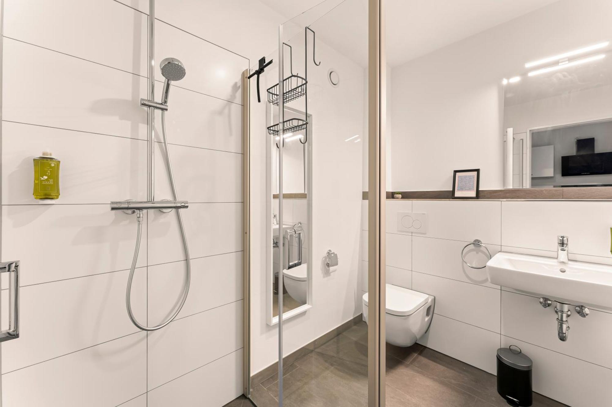 Modernes Apartment Am Gleispark Oldenburg Eksteriør billede